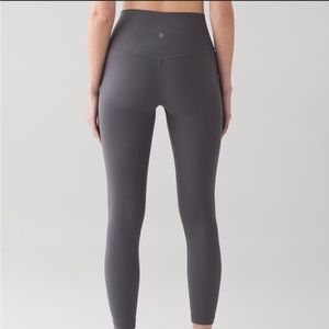 grey align lululemon leggings with tag